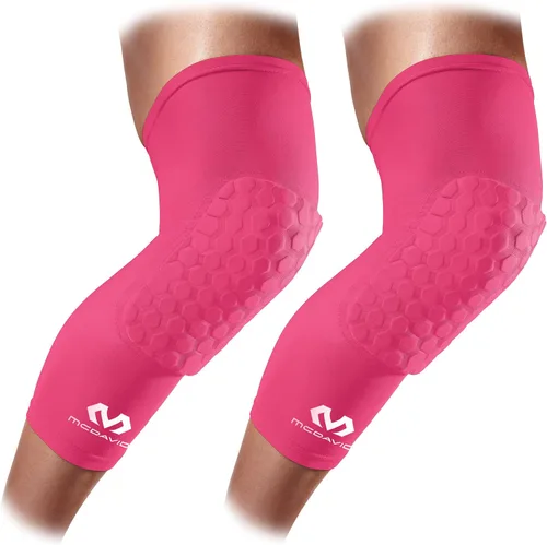 Vista 15 de Rodilleras de compresión: McDavid Hex Par de rodilleras de compresión hexagonales para baloncesto, voleibol, levantamiento de pesas y más