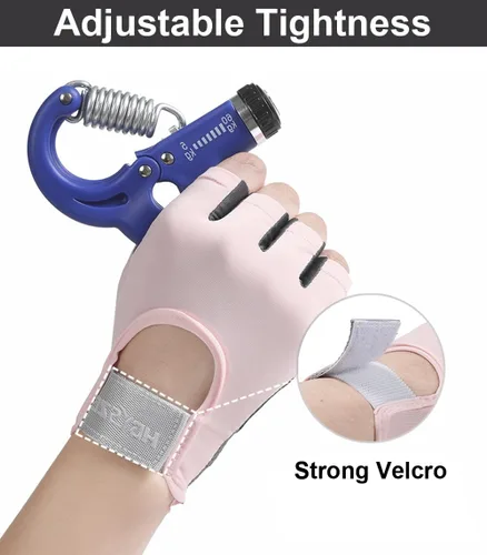 Vista 5 de SUJAYU Guantes de entrenamiento para mujeres y hombres, guantes de levantamiento de pesas para gimnasio