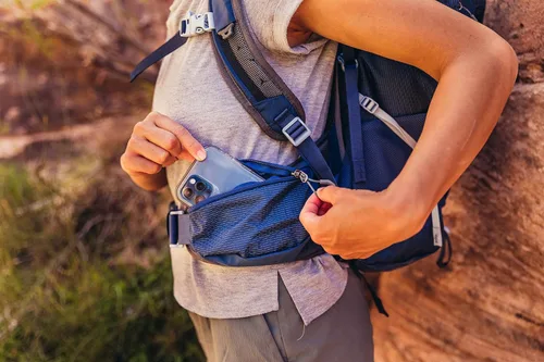Vista 7 de Gregory Juno 30L Mochila de hidratación para mujer, talla única, verde Azul (Laguna Blue)