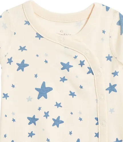 Vista 7 de Moon and Back by Hanna Andersson Mameluco unisex para bebé, paquete de 2