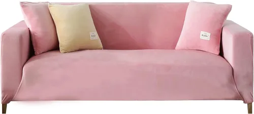 Vista 16 de MIFXIN Funda elástica de terciopelo para sofá, 1 pieza, funda de elastano para sillón, protector de muebles para sala de estar, decoración del hogar