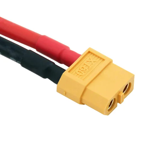 Vista 7 de Adaptador convertidor de conector XT90 macho a XT60 hembra con cable de 12 awg de 1.96 pulgadas y 2.0 in (paquete de 3)