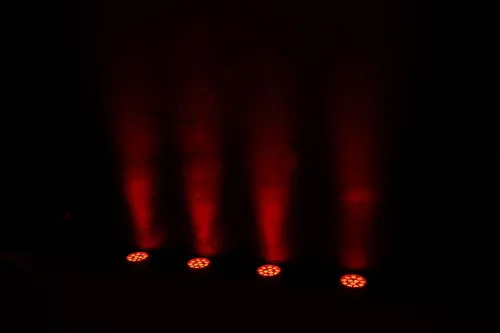 Vista 9 de Rockville RockPAR TRI LED RGB Blanco Compacto Par Can DJ DMX Luz de lavado