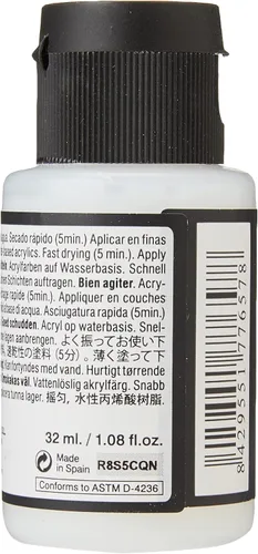 Vista 3 de Vallejo Pintura de barniz de metal brillante, 1.1 fl oz