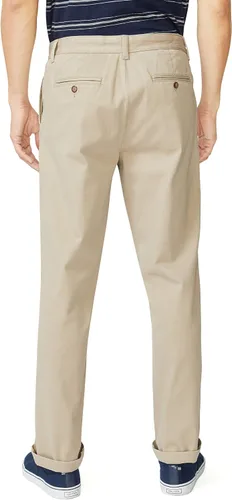 Vista 2 de Nautica Pantalón de cubierta chino liso elástico con parte delantera plana para hombre