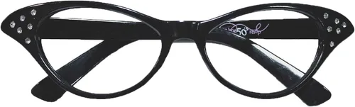Vista 2 de Hip Hop 50s Compra gafas de diamantes de imitación para mujer con ojo de gato
