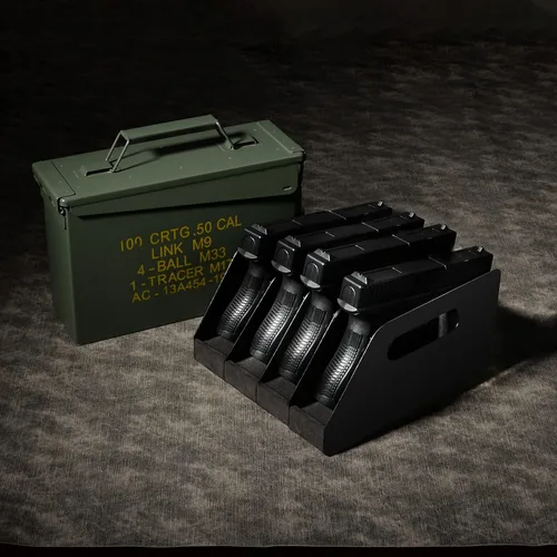 Vista 7 de Adoreal Estante para pistola para pistola, estante para pistola, almacenamiento de gabinete de armas, accesorios organizadores de pistolas, soportes