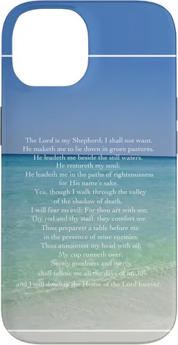 Vista 4 de Psalm 23 Beautiful Christian Beach - Funda para iPhone 17
