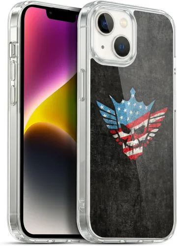 Vista 86 de Head Case Designs Funda de gel suave con licencia oficial de la WWE American Nightmare Flag Cody Rhodes Graphics compatible con Apple iPhone 7