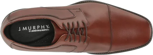 Vista 5 de Johnston & Murphy Novick - Zapatos de vestir para hombre, zapatos de cuero, zapatos de vestir para hombre, plantilla acolchada, zapatos formales