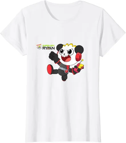 Vista 20 de Ryan's World Super Spy Combo Panda Camiseta, gris, S Asfalto