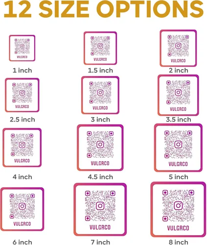 Vista 4 de VulgrCo Diseño Personalizado Haz Tus Propias Calcomanías Pegatinas Personalizadas Texto Nombre Imagen Foto Código QR - Hecho en Estados Unidos