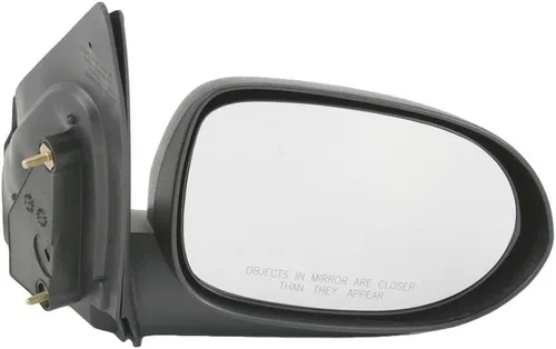Vista 129 de TRQ Cubierta cromada del espejo manual del lado del pasajero, acabado liso para Volvo VNL 2004-2014