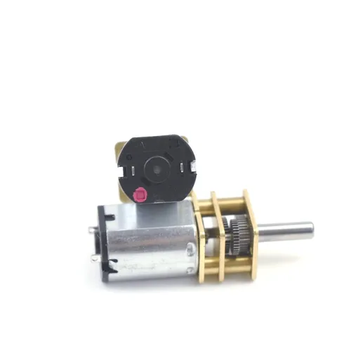 Vista 4 de CHANCS Motor de reducción micro N20 DC 3V 138RPM Reducción de velocidad Mini motor DC Gear Motor para coche RC, modelo de robot 3PCS