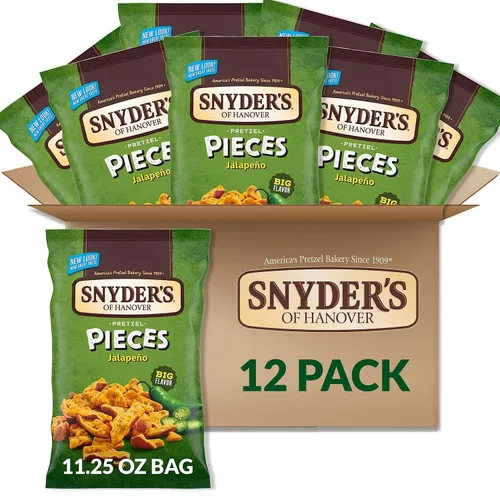 Vista 11 de Snyder's of Hanover Pretzel Pieces, ala de búfalo caliente, 11.25 onzas (paquete de 12)