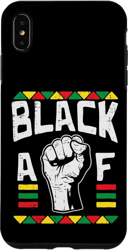 Vista 11 de Black AF Fist Dashiki Kente Pride BLM African American Gift Case for iPhone 17