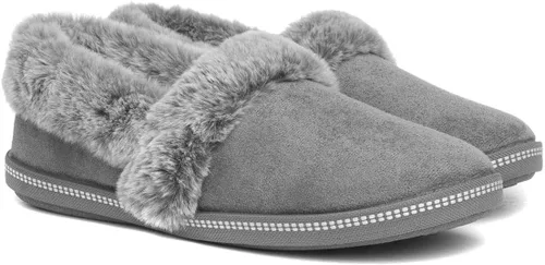 Vista 7 de Skechers Cozy Campfire-Team Toasty - Pantuflas de microfibra con forro de piel sintética para mujer