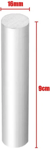 Vista 5 de TEAMWILL Barra de metal de magnesio 99.99% de magnesio 0.630 in x 3.543 in 0.63 "* 3.5" supervivencia de emergencia de fuego ligero