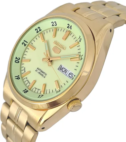 Vista 2 de SEIKO 5 Reloj automático para hombre SNK578J1, Blanco, Moderno