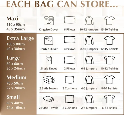 Vista 5 de Genie Space - Bolsas premium - Variedad - Paquete de 8