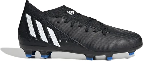 Vista 6 de adidas Tenis unisex Edge3 para terreno firme Core Negro-blanco-rojo vivo
