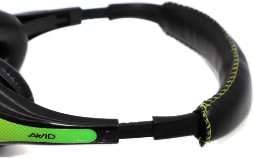 Vista 4 de Avid Productos Auriculares AE-36 en verde con micrófono de pluma ajustable para escuela, aula, educación, pruebas y evaluación (paquete de 10)