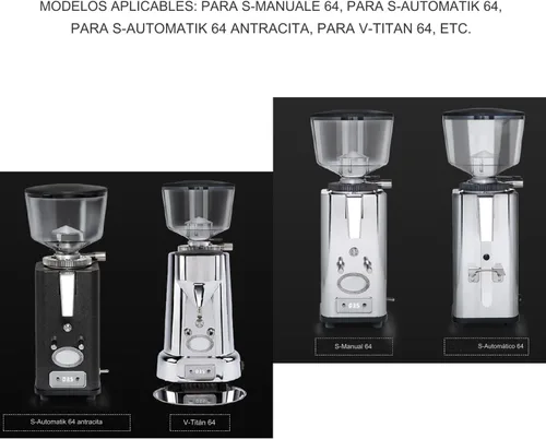 Vista 2 de Tolva de café de silicona, accesorios ligeros de la máquina de café negra para el molinillo de café