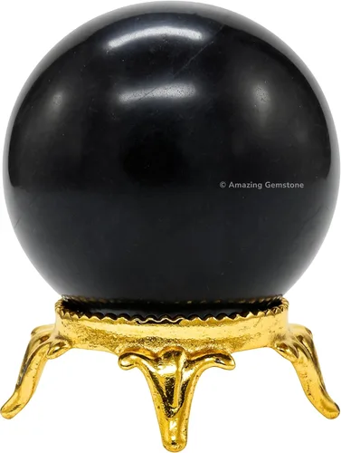 Vista 60 de Amazing Gemstone Bola de cristal de Amazonita con soporte, bolas de meditación de esfera de cristal de 2 pulgadas para brujería y bolas decorativas