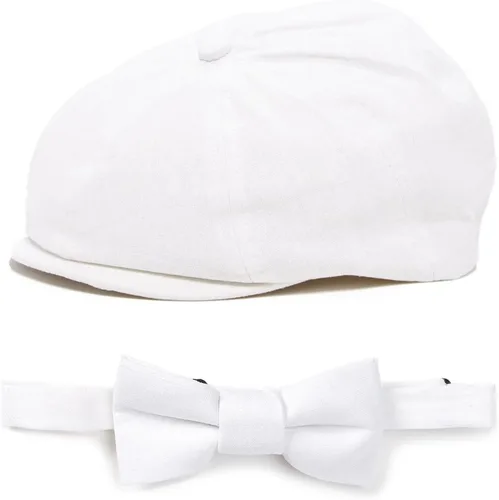 Vista 32 de Born to Love Gorro de conductor a rayas para niños pequeños