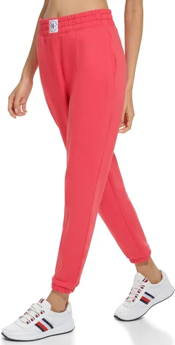 Vista 2 de Tommy Hilfiger Pantalones deportivos con tobillos elásticos para mujer Easy Fit