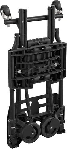 Vista 7 de Cosco Shifter - Carro de mano plegable, marco de acero resistente, capacidad de 300 libras, color negro