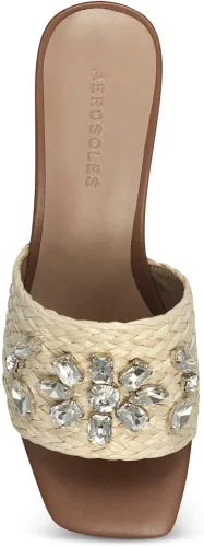 Vista 4 de Aerosoles Sandalias de tacón Rafia para mujer
