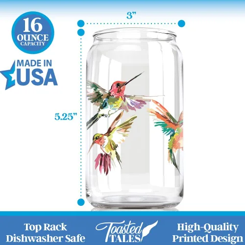 Vista 5 de Toasted Tales - Lata de cerveza de colibríes Regalo para los amantes de los pájaros Divertido regalo de fiesta de broma para fiestas de cerveza