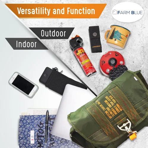 Vista 2 de Farm Blue Bolso bandolera táctico Bolsa militar más pequeña para hombres y mujeres Bolsa cruzada resistente al agua