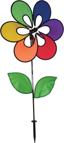 Vista 9 de In the Breeze 2675 Rainbow Windee Wheelz Flower Spinner
