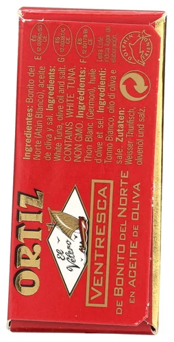 Vista 7 de Ortiz Ventresca atún blanco en aceite, 4 oz