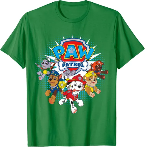 Vista 5 de Camisetas de Nickelodeon de Paw Patrol Team para hombres y mujeres