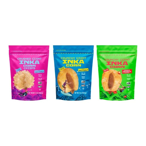 Vista 4 de Inka Crops Maíz, Chile Picante, 4 oz