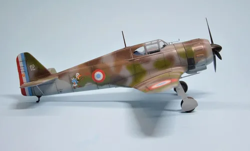 Vista 4 de Dora Wings Escala 1/48 Marcel Bloch MB.151C.1 - Kit de construcción de modelos de plástico # DW48017
