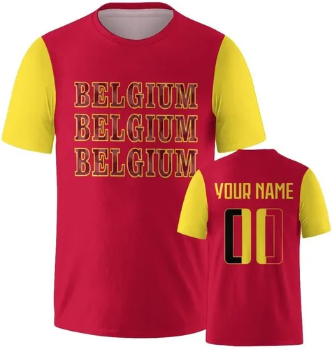 Vista 41 de Camisetas de fútbol nacionales personalizadas 2024 con diseño de fuentes, ropa personalizada con tus números de nombre para hombres, mujeres