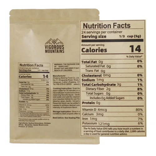 Vista 2 de VIGOROUS MOUNTAINS Mezcla de hongos porcini secos (3 onzas) y mezcla de hongos secos para cocinar 4.23 oz