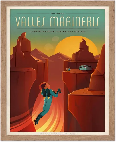 Vista 43 de Poster Master Póster celestial – Impresión del mapa de las estrellas – Regalo para astronomía, fanáticos lunares – Arte vintage para el hogar