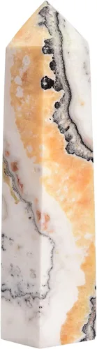 Vista 24 de AMOYSTONE Dream Amethyst - Varita hexagonal con 6 pilares facetados individuales de 0.6-1 libras para reiki, meditación, colección, decoración