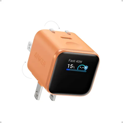 Vista 11 de Anker Cargador de pantalla inteligente nano, cargador rápido USB C máximo Negro