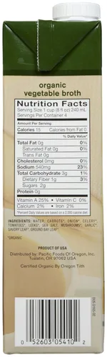 Vista 2 de Pacific Natural Foods Caldo de verduras orgánicas - 32 oz - 2 pk