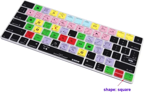 Vista 2 de Steinberg Cubase Shortcut - Funda de silicona para teclado mágico de Apple A1644 MLA22LL/A, MLA22B/A (lanzado desde 2015)