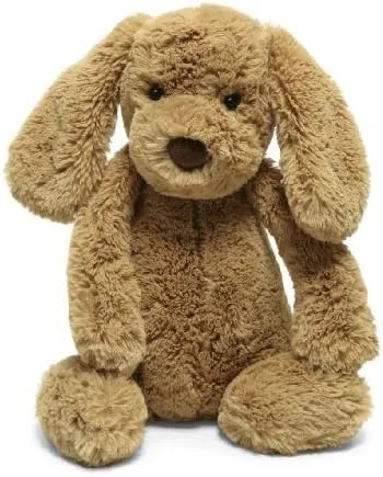 Vista 4 de Perro de peluche Bashful Toffee Puppy de Jellycat