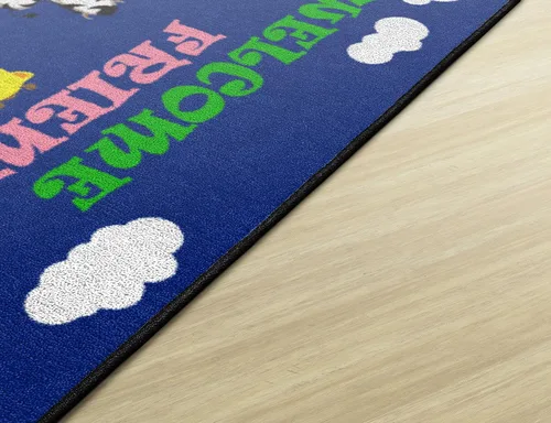 Vista 5 de Flagship Carpets Alfombra antideslizante para niños y bebés para aprendizaje en casa o aula, sala de juegos o dormitorio de niños, 2 x 3 pies