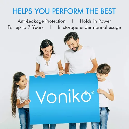 Vista 7 de Voniko Pilas de litio CR2025 de 3 V para seguridad infantil, compatibles con controles remotos, llaveros, relojes, calculadoras, 7 años de vida útil