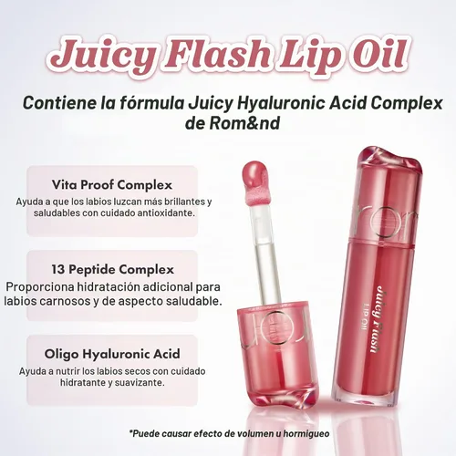 Vista 2 de rom&nd JUICY FLASH LABIO ACEITE 06 GRAPE FIG GRAPE HIG